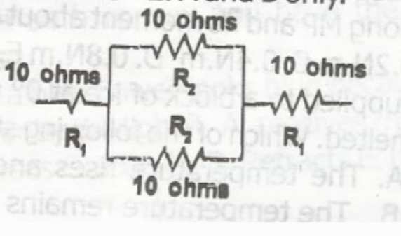 What is the total resistance in the above diagram